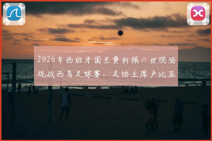 2026年西班牙国王费利佩六世现场观战西乌足球赛，足协主席卢比亚莱斯全程陪同接待细节回顾